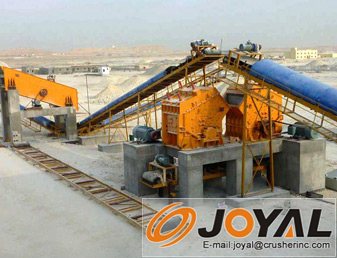 破碎物料(liao)現場圖